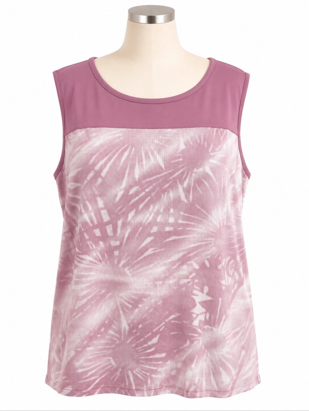 Columbia Mauve Pink Tie-Dye Tank Top